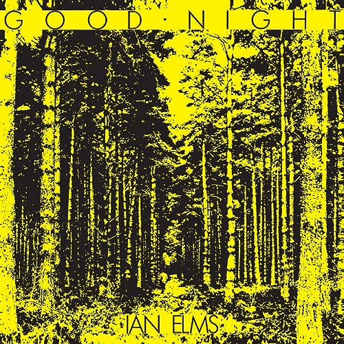 Yellow and black album cover depicting a dense forest scene.