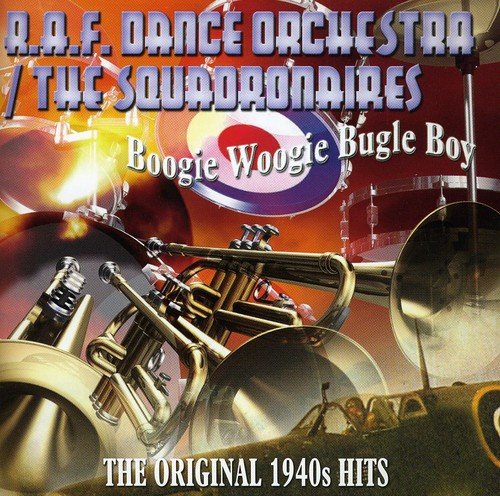 CD cover for “Boogie Woogie Bugle Boy” featuring brass instruments.