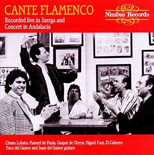 CD cover for “Spanish Cante Flamenco” featuring a black and white group portrait.