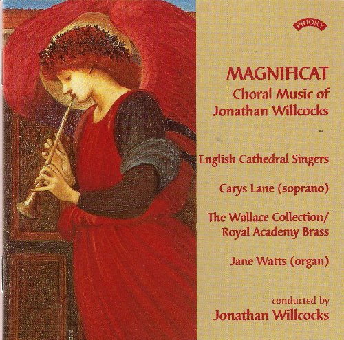 CD cover: angel playing a recorder, text “Magnificat” and performer details.