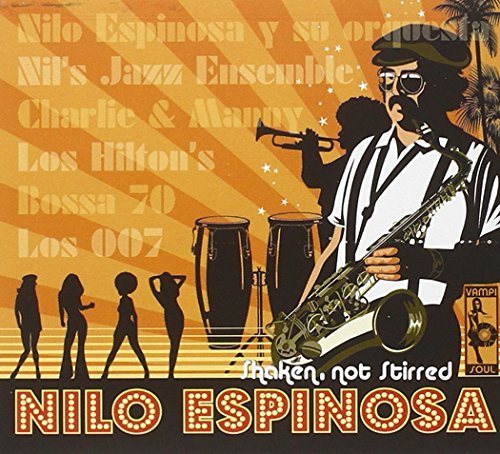 CD cover for “Shaken Not Stirred” featuring musicians and dancers.
