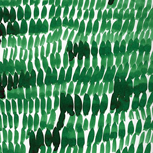 Green watercolor brushstrokes cover the album cover for "Afterpoem.