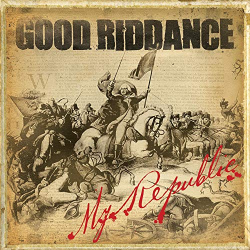 Vintage-style album cover depicting a revolutionary war scene with red text.