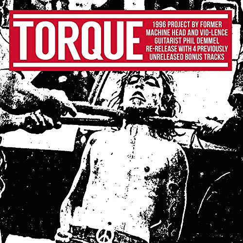 CD cover for "Torque" with black and white image of a man.