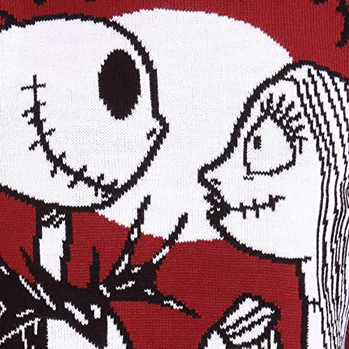 Nightmare Before Christmas - Jack and Sally (Unisex Knitted Jumper) Ex Large