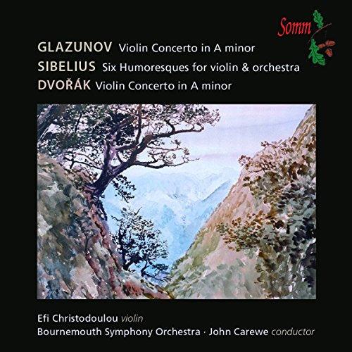 CD cover featuring a landscape painting of mountains and trees.
