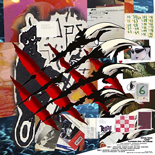 Collage album cover for Royal Trux’s “Platinum Tips and Ice-Cream” vinyl.