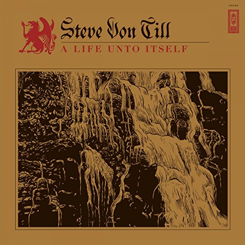 CD cover for Steve Von Till’s “A Life Unto Itself” with waterfall illustration.
