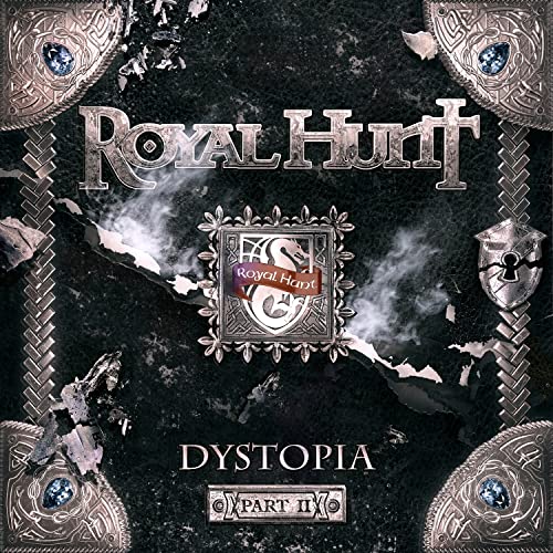Royal Hunt "Dystopia Part 2" CD cover with ornate, cracked design.