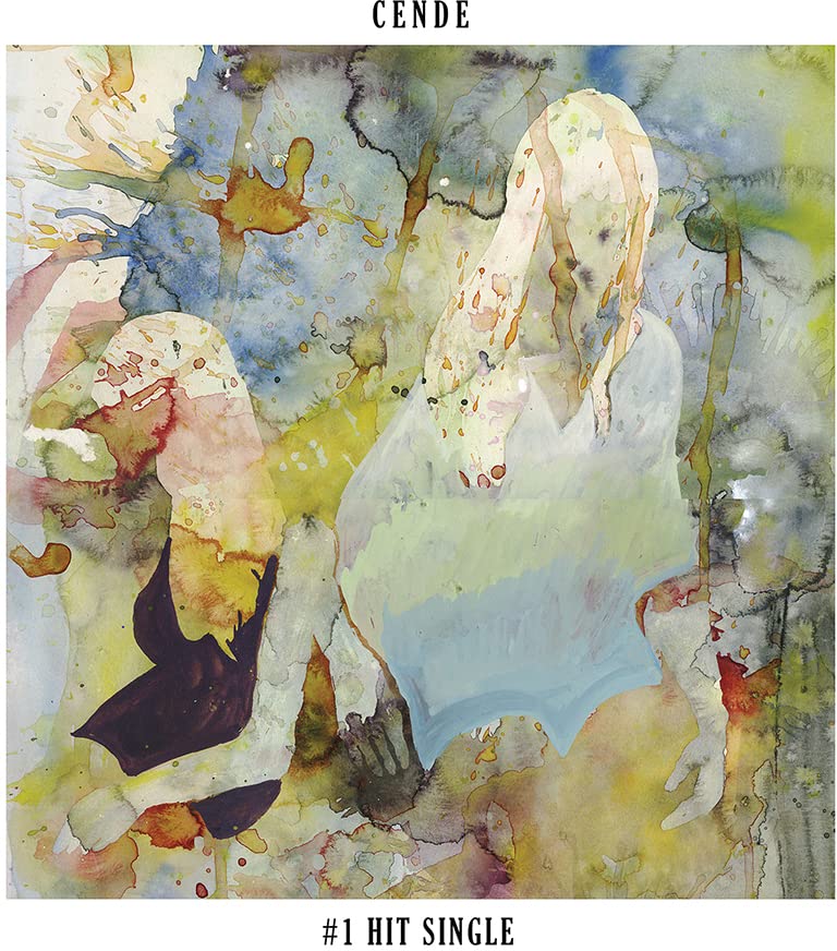 CD cover with abstract watercolor painting of figures in a landscape.