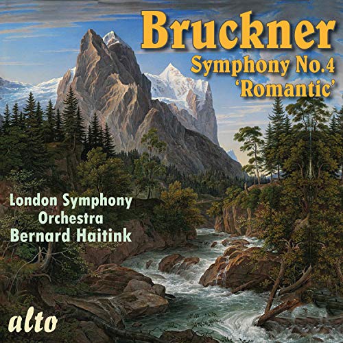 CD cover: mountain landscape with text āBruckner Symphony No. 4 āRomanticāā