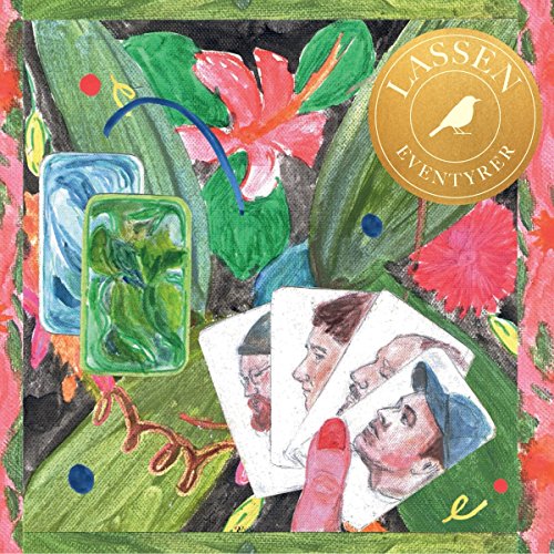 CD cover: watercolor painting of flowers, cards, and a bird in a circle.