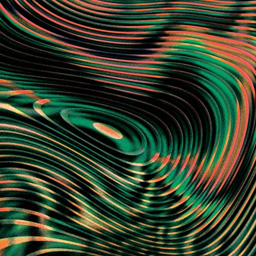 CD cover with swirling, colorful lines in shades of green, red, and gold.