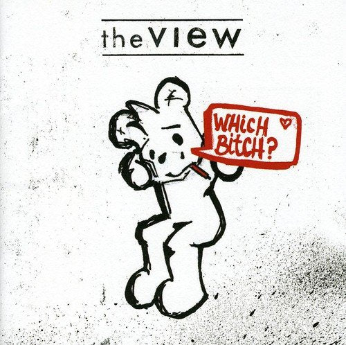 CD cover: black and white cartoon bear holding a red speech bubble.