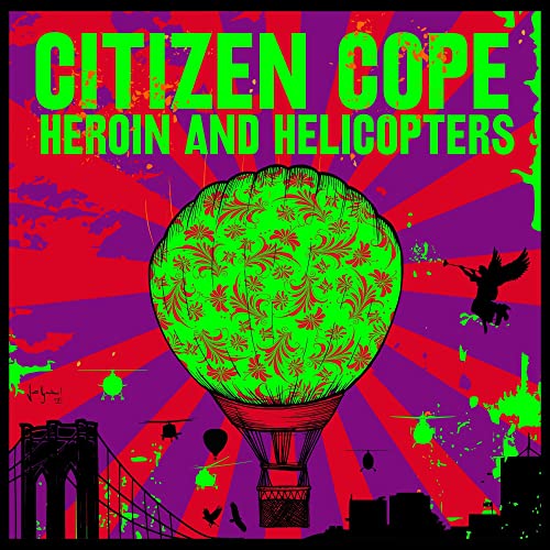 Citizen Cope album cover: hot air balloon, silhouetted birds, and bridge.