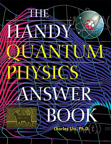 Book cover: "The Handy Quantum Physics Answer Book" with atomic imagery.