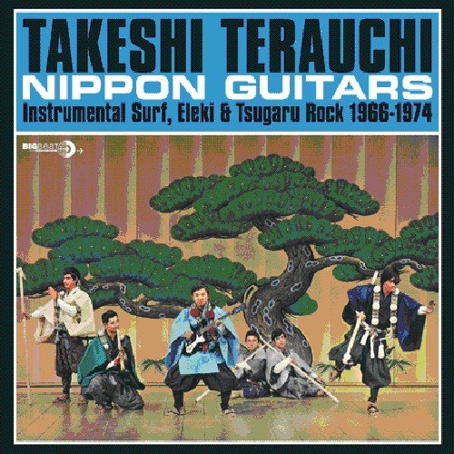 Album cover for Takeshi Terauchi - Nippon Guitars, featuring musicians with guitars.