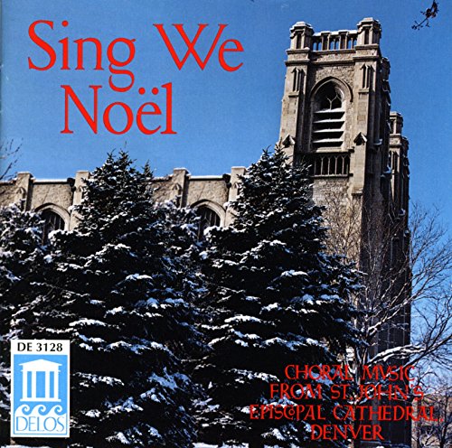 CD cover for “Sing We Noel” featuring a snowy cathedral tower.