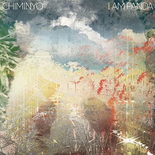 CD cover for Chiminyo’s “I Am Panda” with abstract, textured landscape.