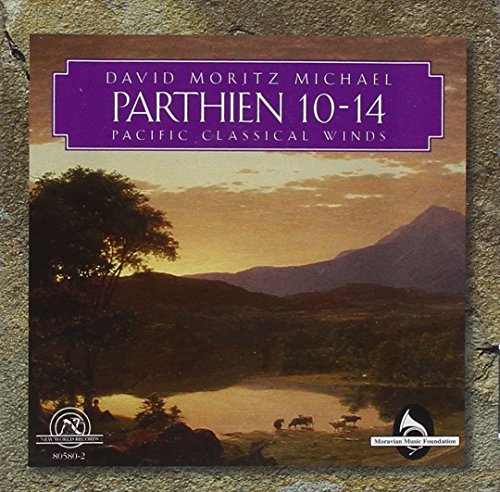 CD cover for "Parthien 10-14" featuring a landscape painting.