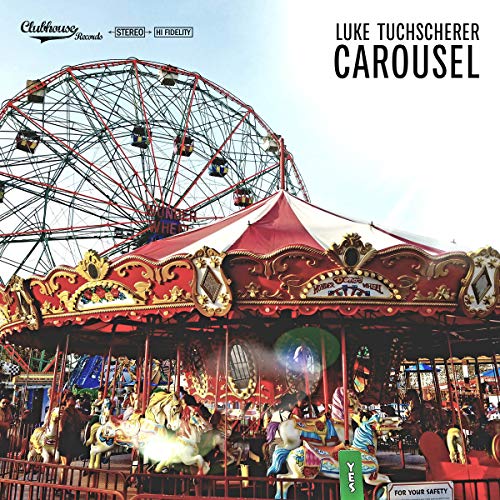 CD cover for "Carousel" featuring a colorful carousel and Ferris wheel.