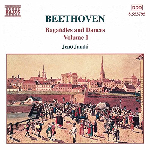 CD cover for Beethoven’s “Bagatelles and Dances, Vol. 1” by Jeno Jando.