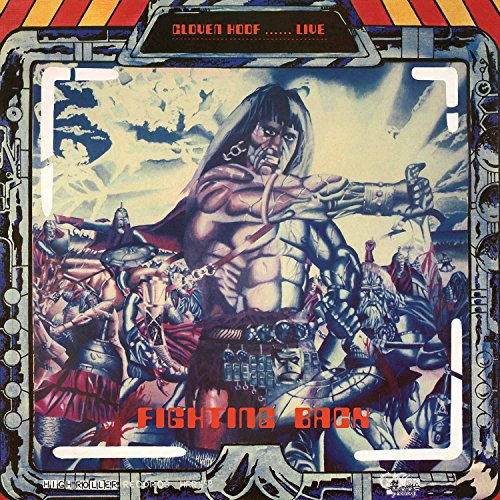 CD cover: Muscular warrior with sword, facing a battlefield scene.
