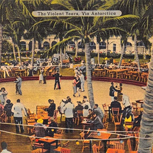 Vintage-style album cover depicting a crowded outdoor dance floor scene.