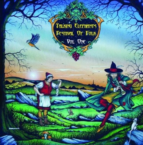 CD cover: whimsical folk art scene with musicians and fairytale figures.