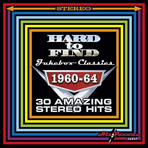 CD cover for “Hard to Find Jukebox Classics 1960-64” with car graphic.