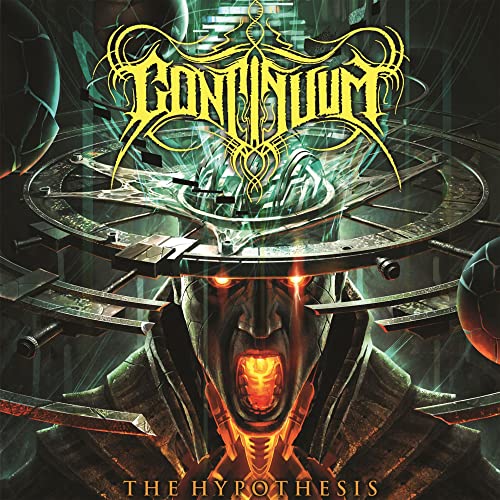 CD cover art: robotic face with glowing eyes and complex mechanical structures.