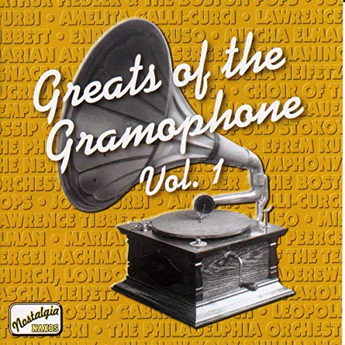 CD cover featuring a vintage gramophone and artist names in gold text.