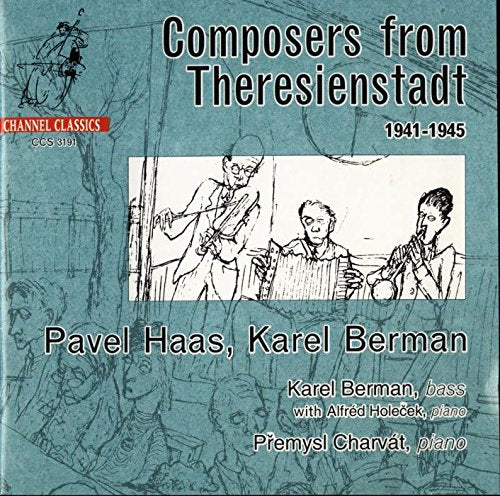 CD cover depicting musicians with text: "Composers from Theresienstadt, 1941-1945.