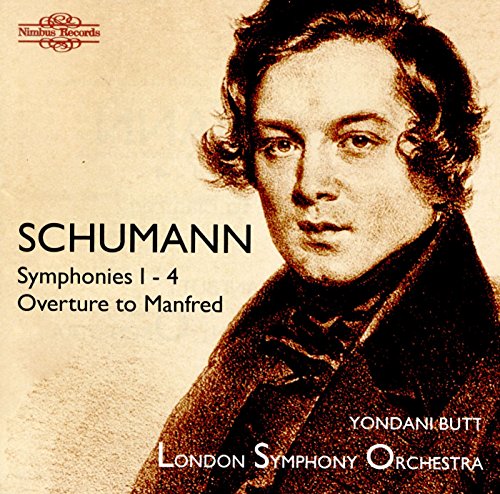 CD cover featuring a portrait of composer Robert Schumann.