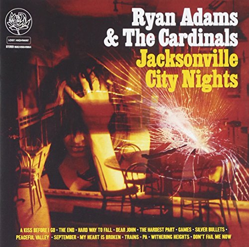 CD cover for Ryan Adams & The Cardinals’ “Jacksonville City Nights,” sepia toned.
