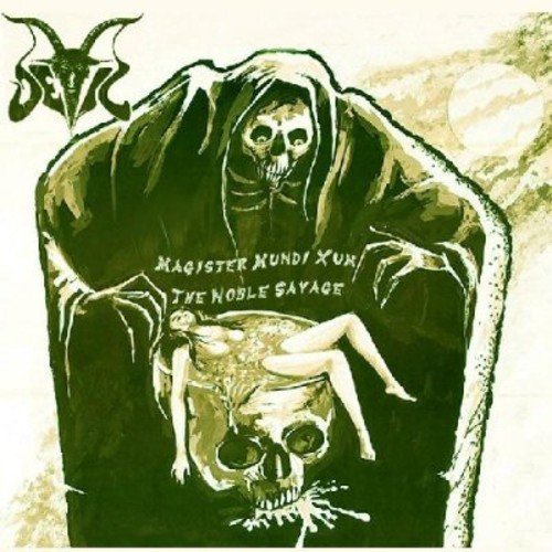 Dark album cover featuring a skeletal figure and reclining nude form.