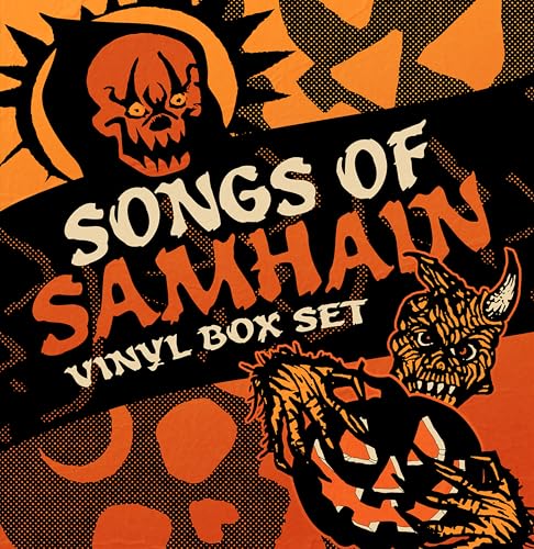 Twiztid “Songs of Samhain” vinyl record cover with orange and black Halloween imagery.