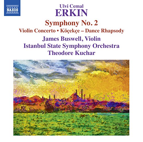 CD cover for Erkin’s Symphony No. 2 featuring landscape painting.
