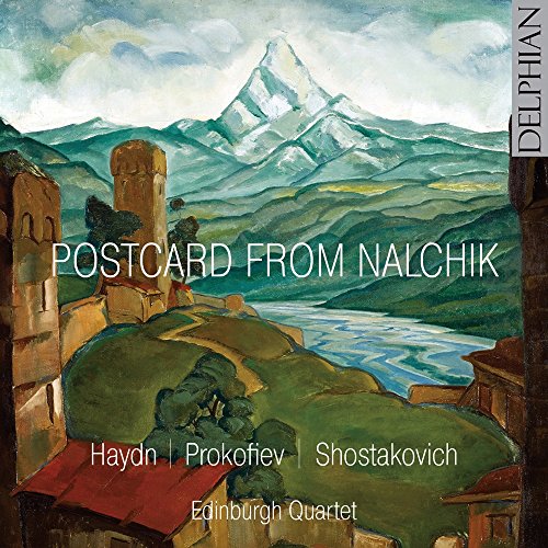 CD cover: mountain landscape with village, text “Postcard From Nalchik”.