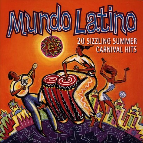 CD cover for āMundo Latinoā featuring musicians and colorful artwork.