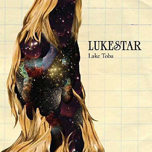 Lukestar "Lake Toba" CD cover: woman’s hair with cosmic nebula inside.