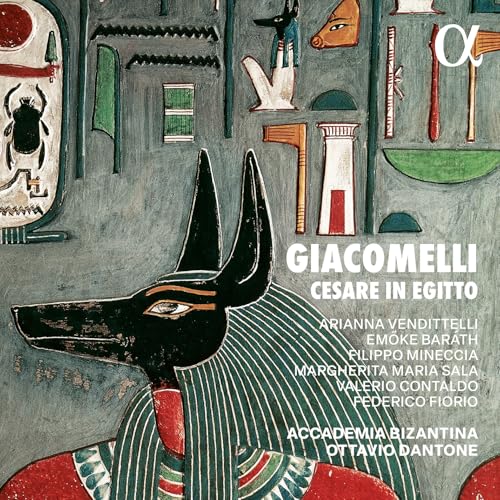 CD cover with Anubis illustration and text listing musicians’ names.