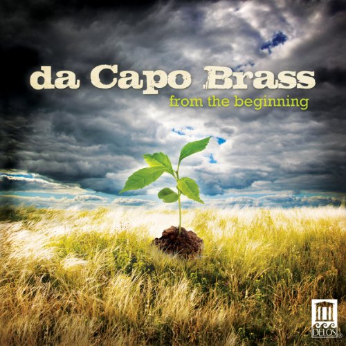 CD cover for “Da Capo Brass - From The Beginning” with plant sprout.