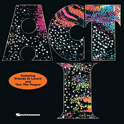 CD cover for “Act I - Act One” with colorful, speckled lettering.