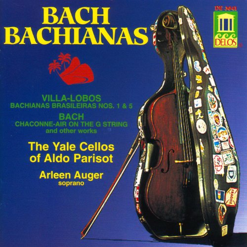 CD cover for Villa-Lobos’ “Bachianas Brasileiras” featuring a cello.