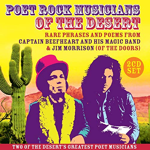 CD cover featuring Captain Beefheart and Jim Morrison in a desert landscape.