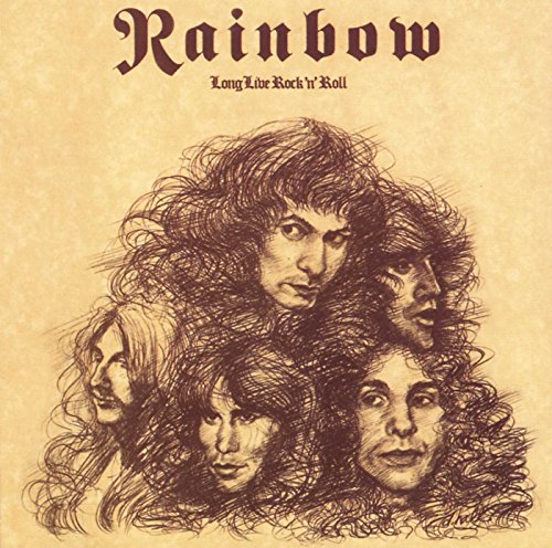 Album cover featuring a brown ink sketch of five band members on parchment paper.