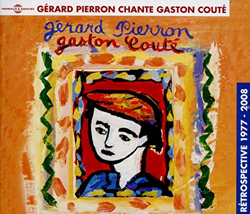 CD cover: portrait of a man in a red cap, abstract colorful border.