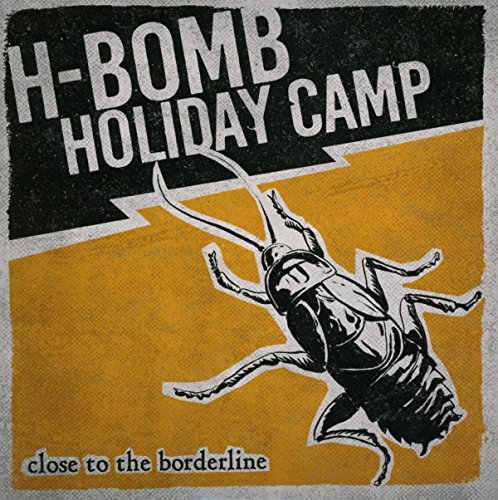 CD cover for "H-Bomb Holiday Camp" featuring a large insect illustration.
