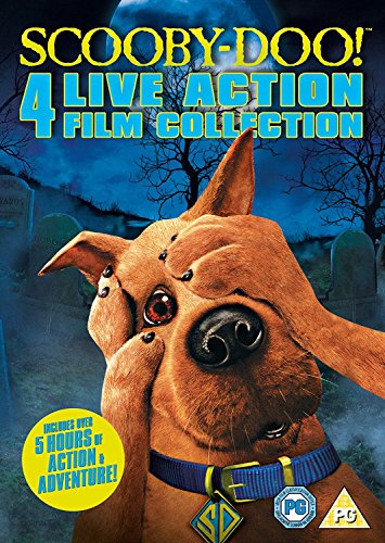 DVD cover featuring a close-up of Scooby-Doo in a spooky graveyard.
